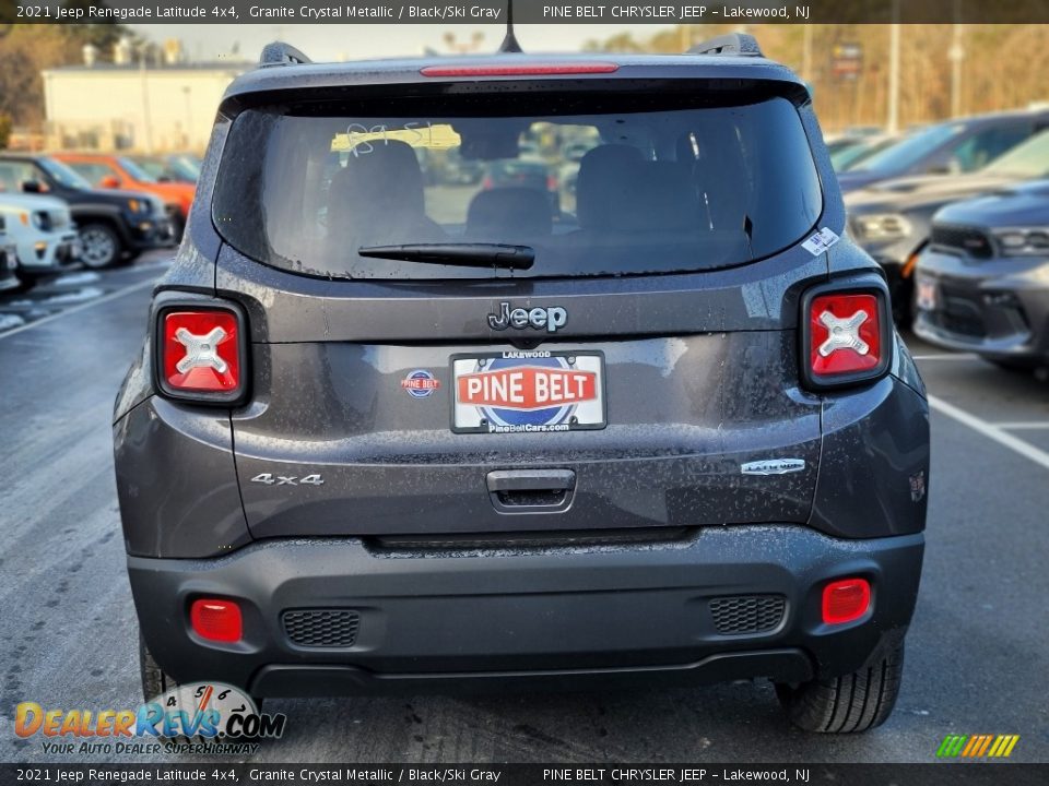 2021 Jeep Renegade Latitude 4x4 Granite Crystal Metallic / Black/Ski Gray Photo #7