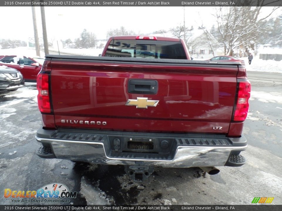 2016 Chevrolet Silverado 2500HD LTZ Double Cab 4x4 Siren Red Tintcoat / Dark Ash/Jet Black Photo #8