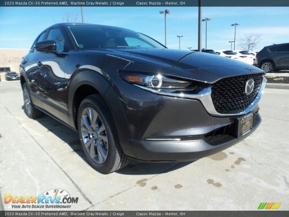 2020 Mazda CX-30 Preferred AWD Machine Gray Metallic / Greige Photo #1