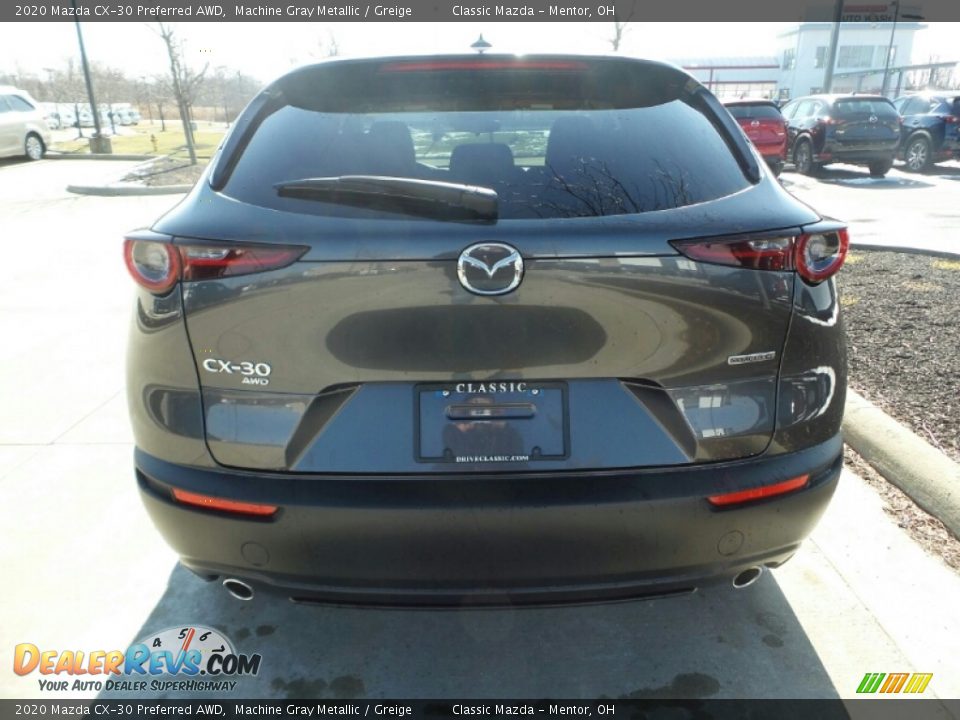 2020 Mazda CX-30 Preferred AWD Machine Gray Metallic / Greige Photo #6