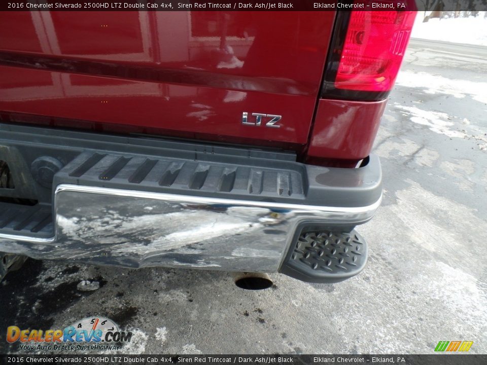 2016 Chevrolet Silverado 2500HD LTZ Double Cab 4x4 Siren Red Tintcoat / Dark Ash/Jet Black Photo #16