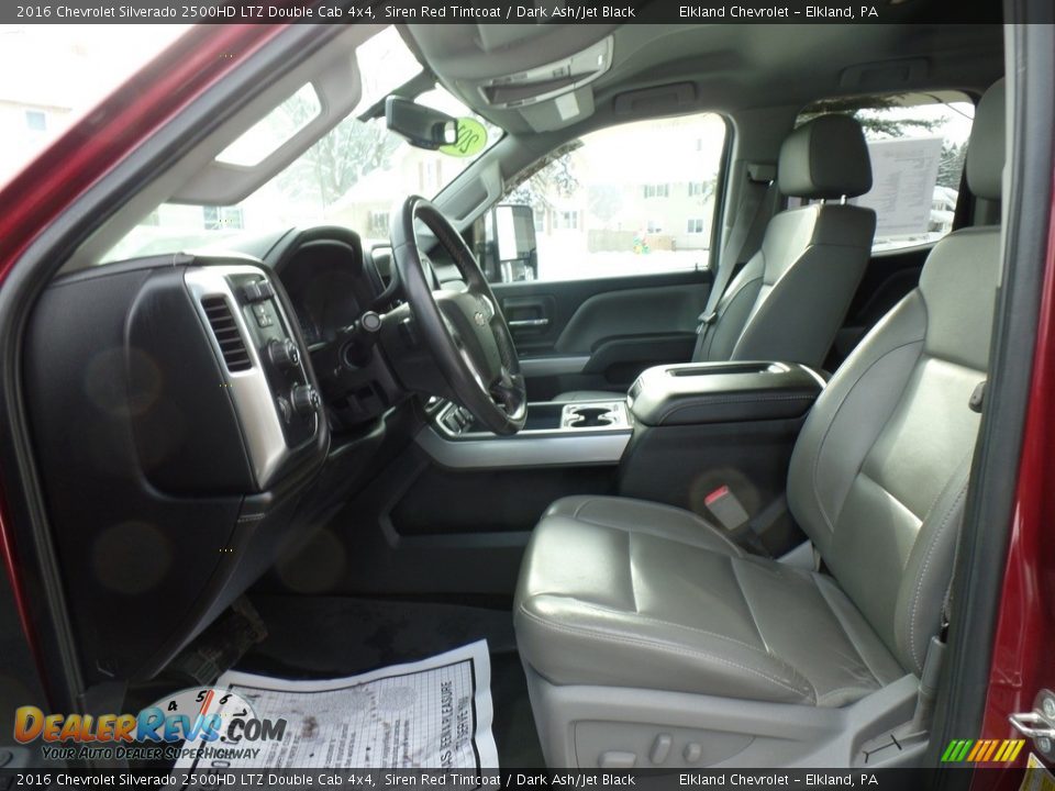 Front Seat of 2016 Chevrolet Silverado 2500HD LTZ Double Cab 4x4 Photo #22