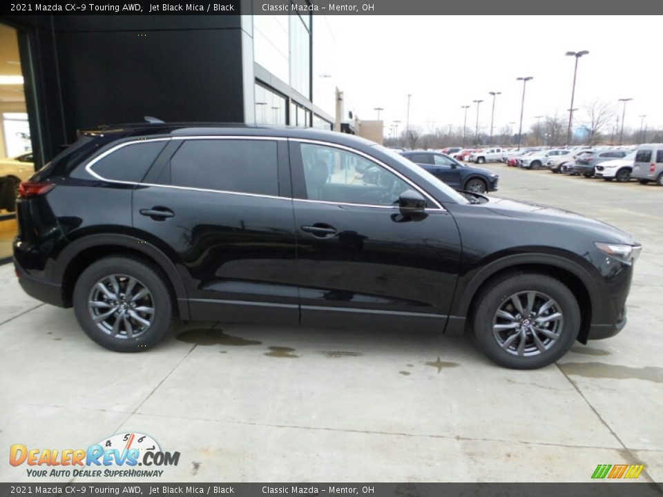 2021 Mazda CX-9 Touring AWD Jet Black Mica / Black Photo #3