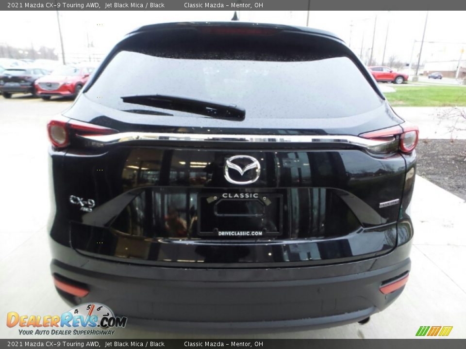 2021 Mazda CX-9 Touring AWD Jet Black Mica / Black Photo #4