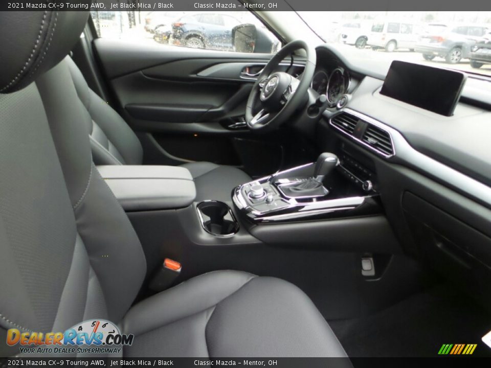 2021 Mazda CX-9 Touring AWD Jet Black Mica / Black Photo #5