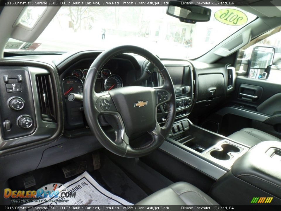 2016 Chevrolet Silverado 2500HD LTZ Double Cab 4x4 Siren Red Tintcoat / Dark Ash/Jet Black Photo #25