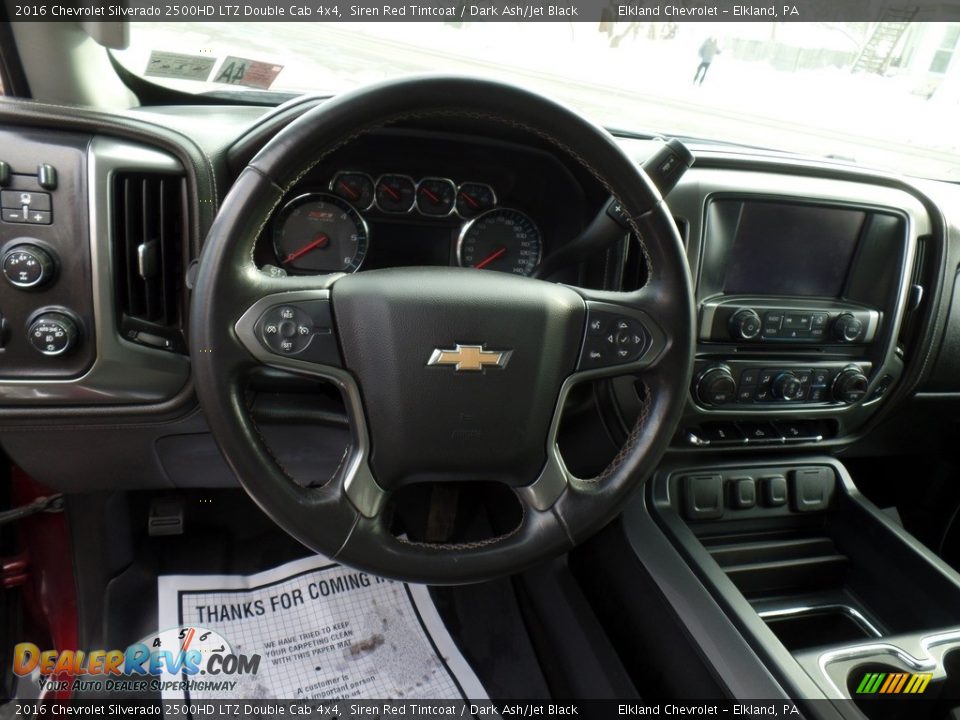 2016 Chevrolet Silverado 2500HD LTZ Double Cab 4x4 Siren Red Tintcoat / Dark Ash/Jet Black Photo #26