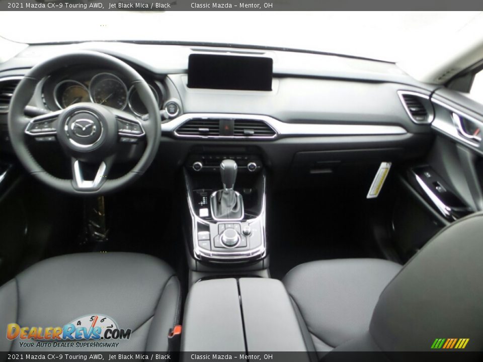 2021 Mazda CX-9 Touring AWD Jet Black Mica / Black Photo #8