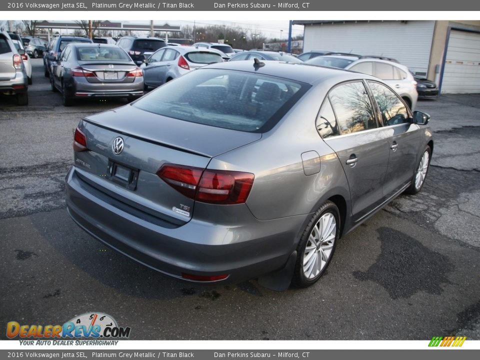 2016 Volkswagen Jetta SEL Platinum Grey Metallic / Titan Black Photo #5