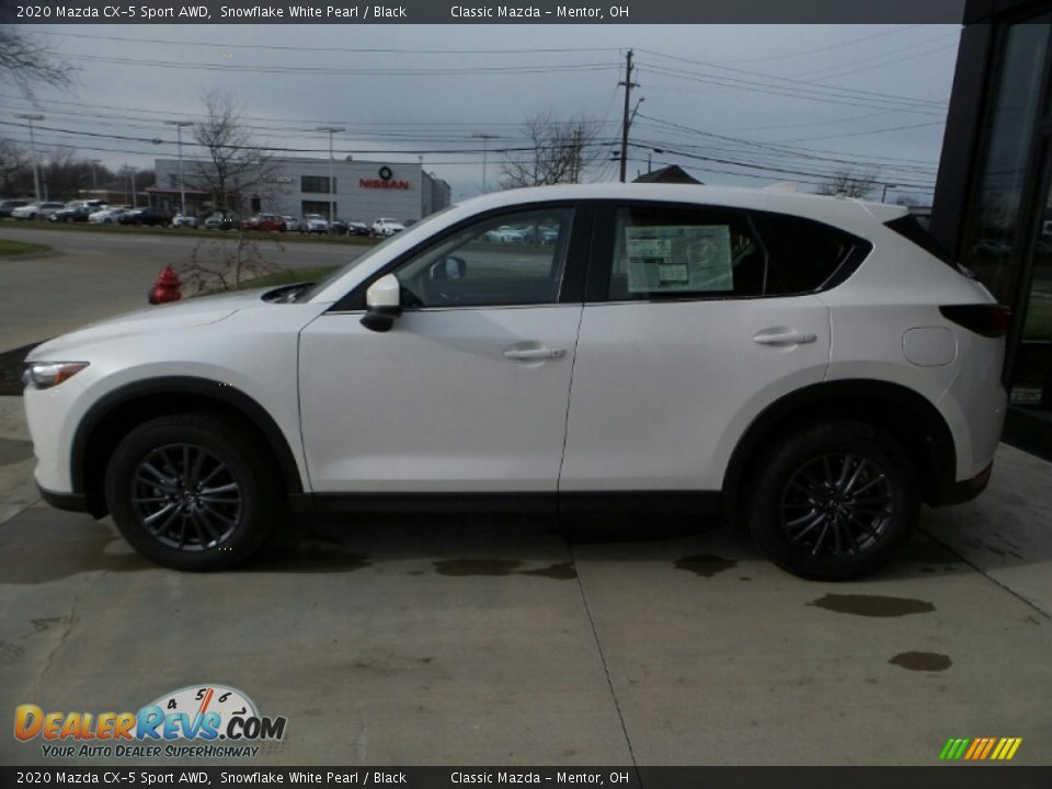 2020 Mazda CX-5 Sport AWD Snowflake White Pearl / Black Photo #1