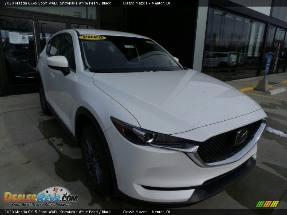 2020 Mazda CX-5 Sport AWD Snowflake White Pearl / Black Photo #3