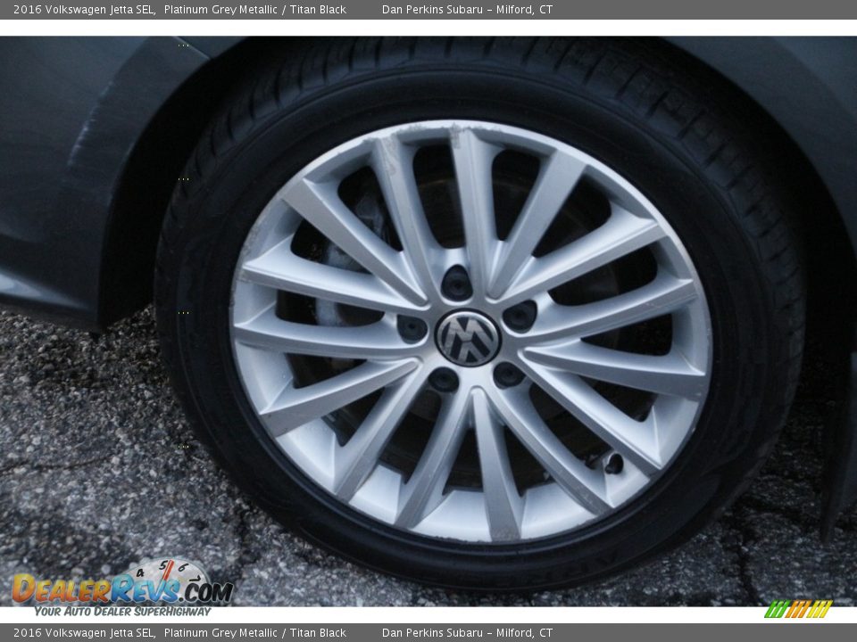 2016 Volkswagen Jetta SEL Platinum Grey Metallic / Titan Black Photo #18