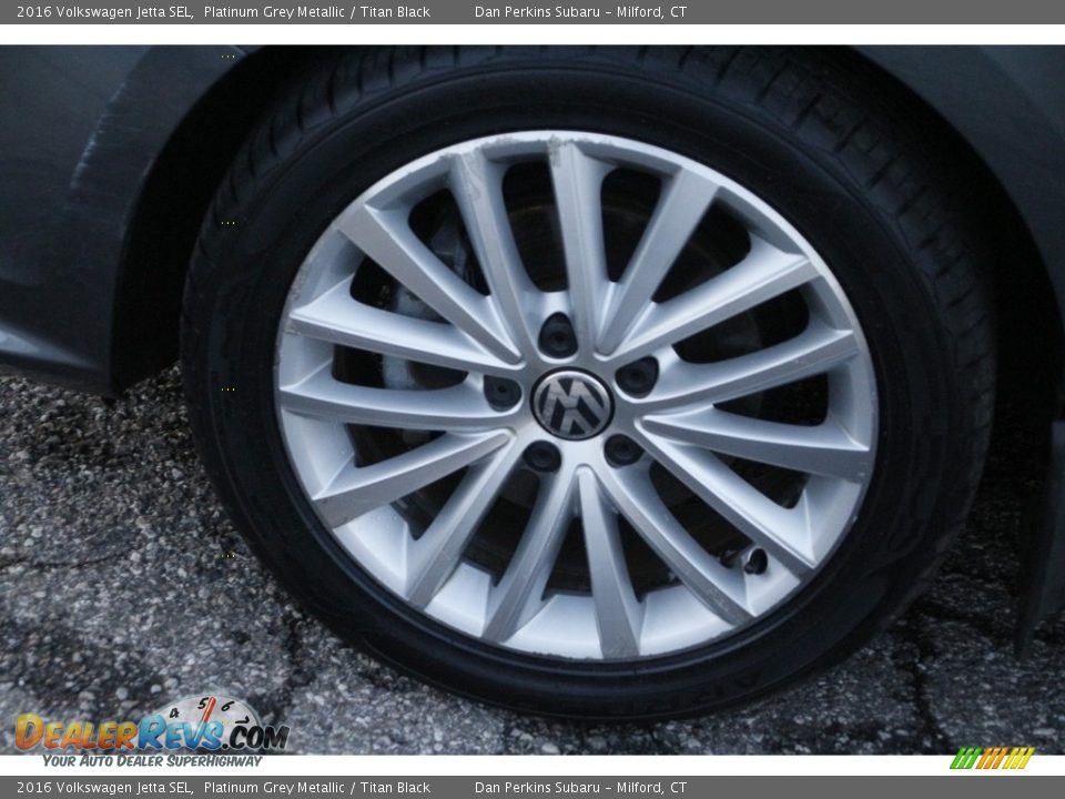 2016 Volkswagen Jetta SEL Platinum Grey Metallic / Titan Black Photo #19