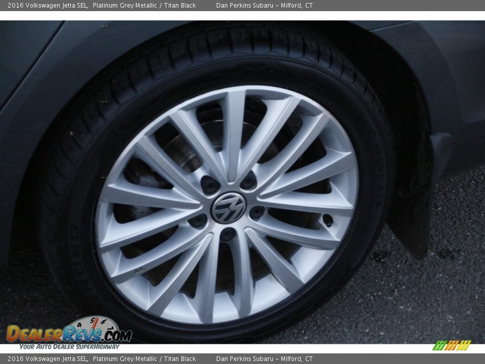 2016 Volkswagen Jetta SEL Platinum Grey Metallic / Titan Black Photo #21
