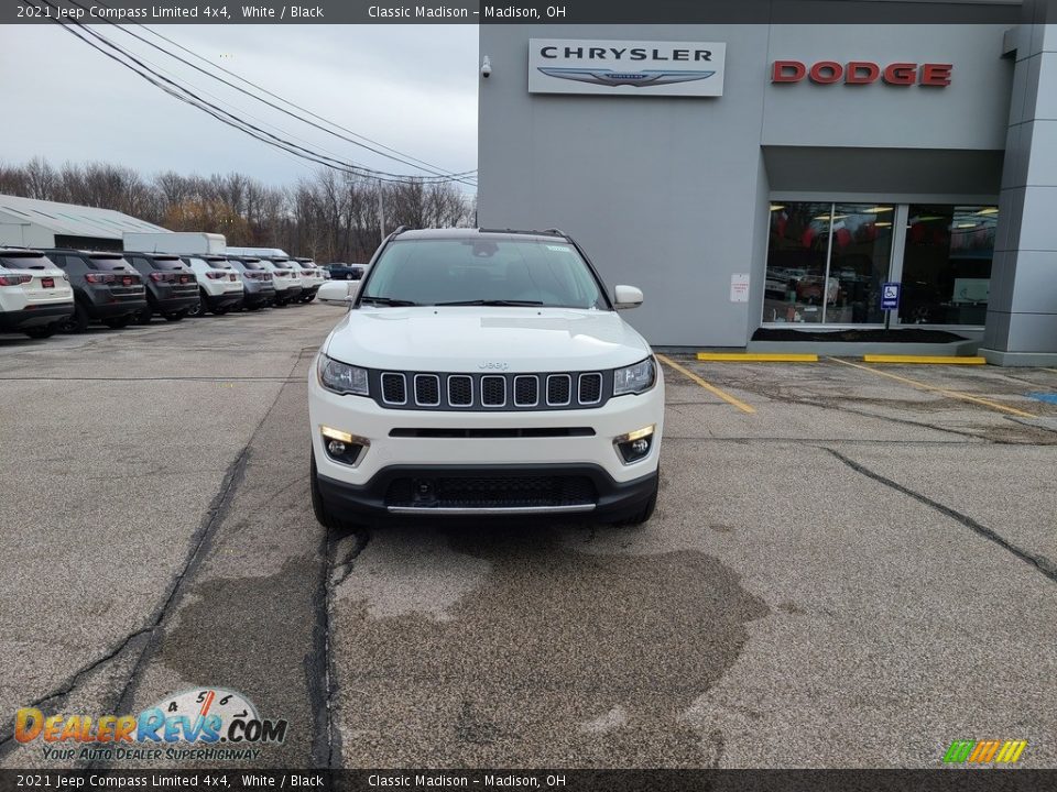 2021 Jeep Compass Limited 4x4 White / Black Photo #7