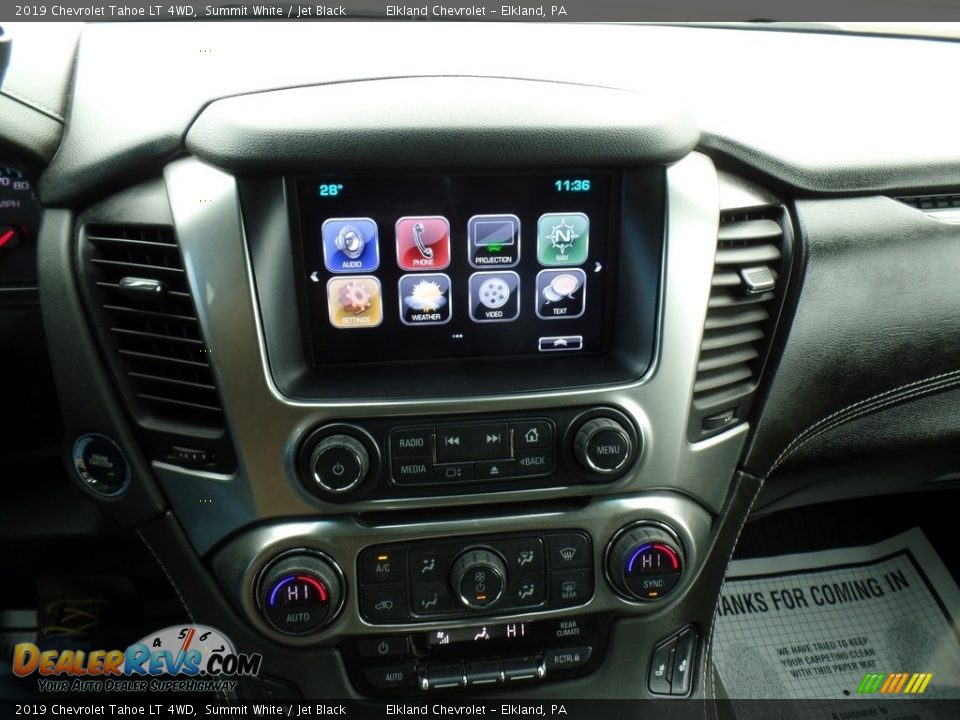 2019 Chevrolet Tahoe LT 4WD Summit White / Jet Black Photo #27