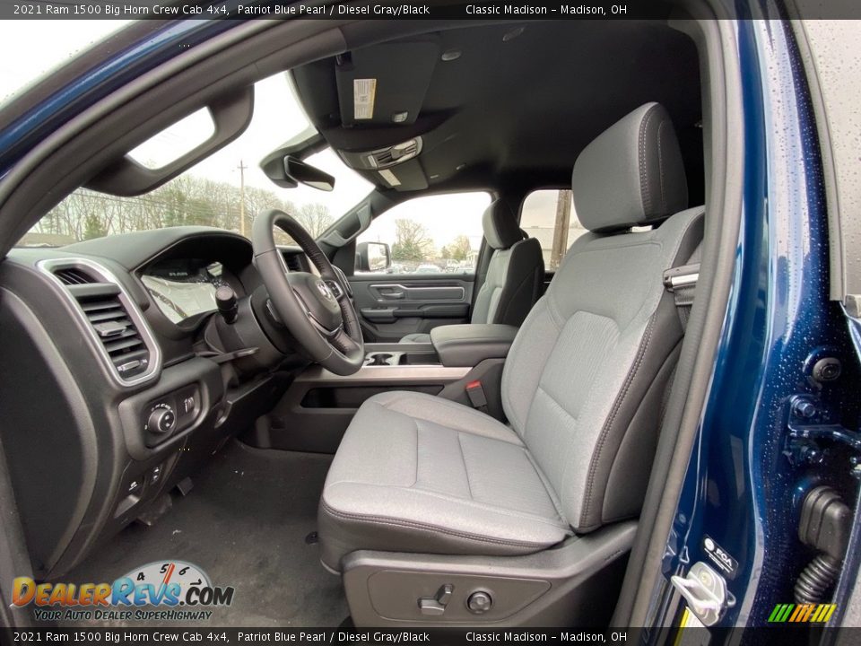 Front Seat of 2021 Ram 1500 Big Horn Crew Cab 4x4 Photo #2