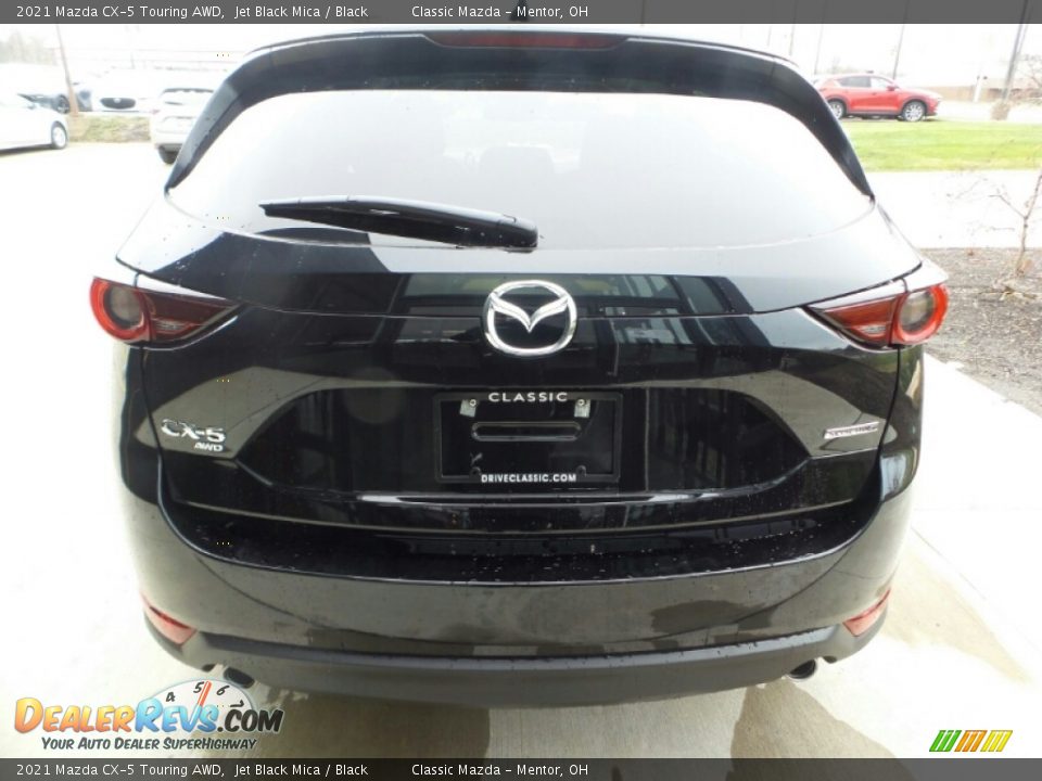 2021 Mazda CX-5 Touring AWD Jet Black Mica / Black Photo #4