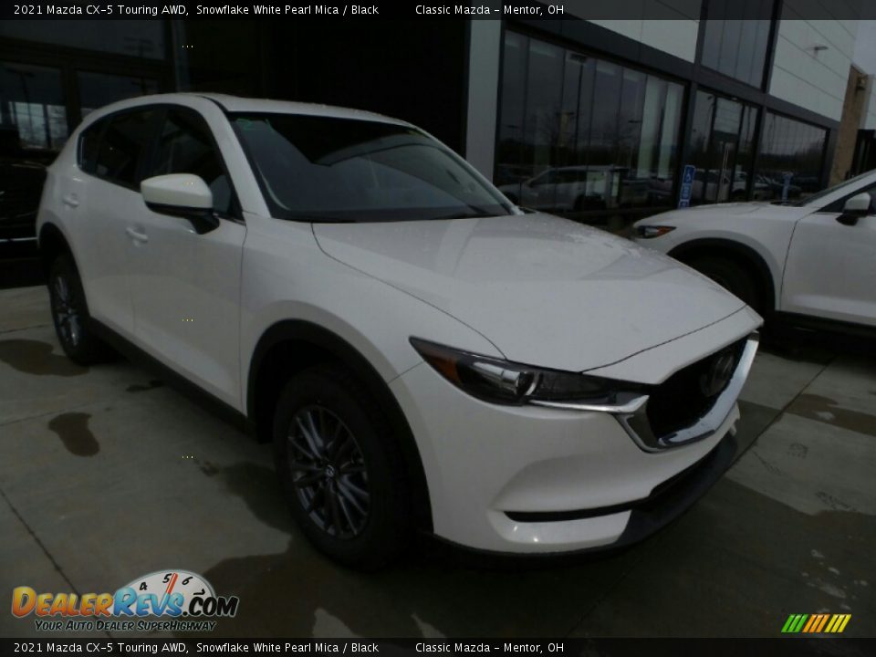 2021 Mazda CX-5 Touring AWD Snowflake White Pearl Mica / Black Photo #1
