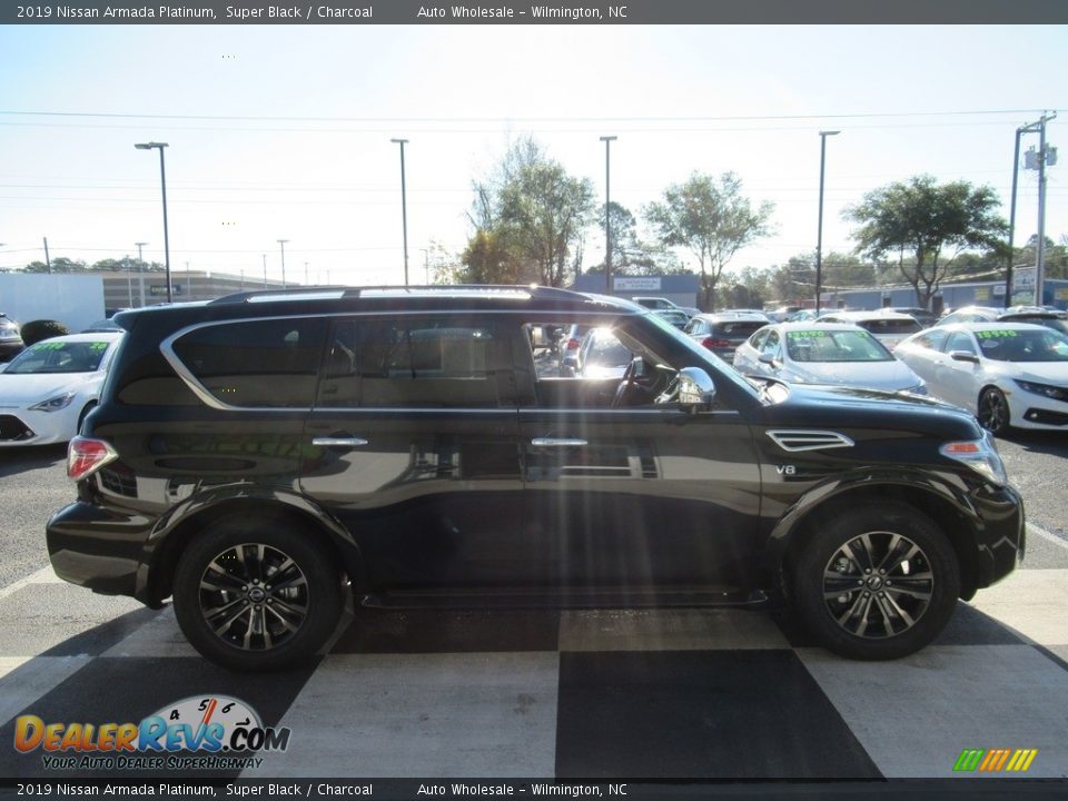 2019 Nissan Armada Platinum Super Black / Charcoal Photo #3