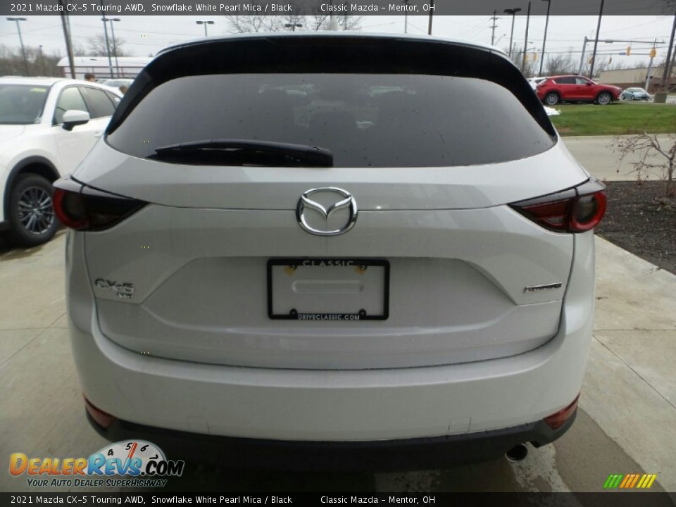 2021 Mazda CX-5 Touring AWD Snowflake White Pearl Mica / Black Photo #2