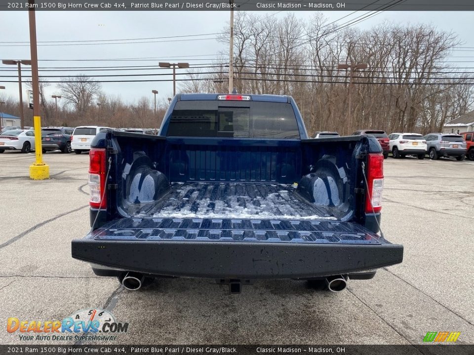 2021 Ram 1500 Big Horn Crew Cab 4x4 Patriot Blue Pearl / Diesel Gray/Black Photo #11