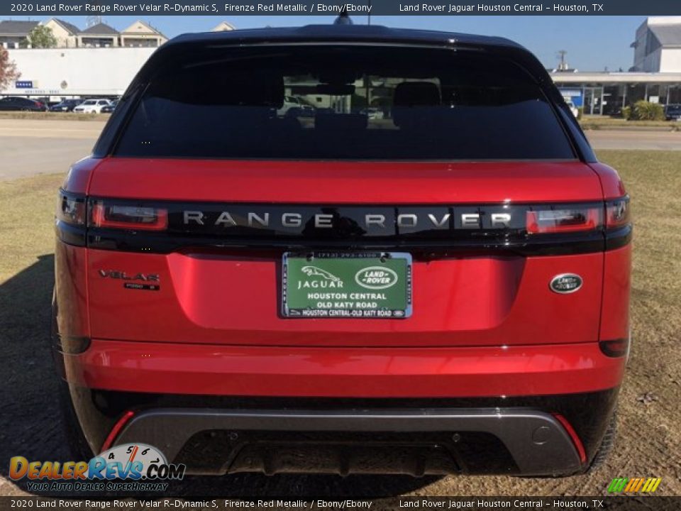 2020 Land Rover Range Rover Velar R-Dynamic S Firenze Red Metallic / Ebony/Ebony Photo #9