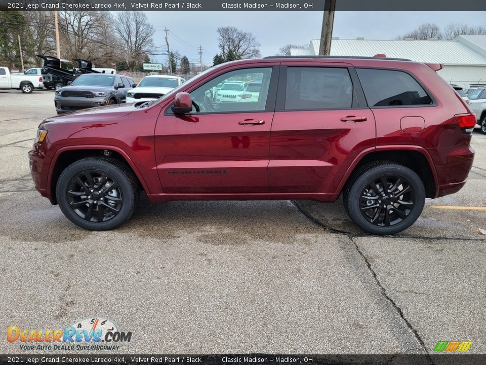 Velvet Red Pearl 2021 Jeep Grand Cherokee Laredo 4x4 Photo #8