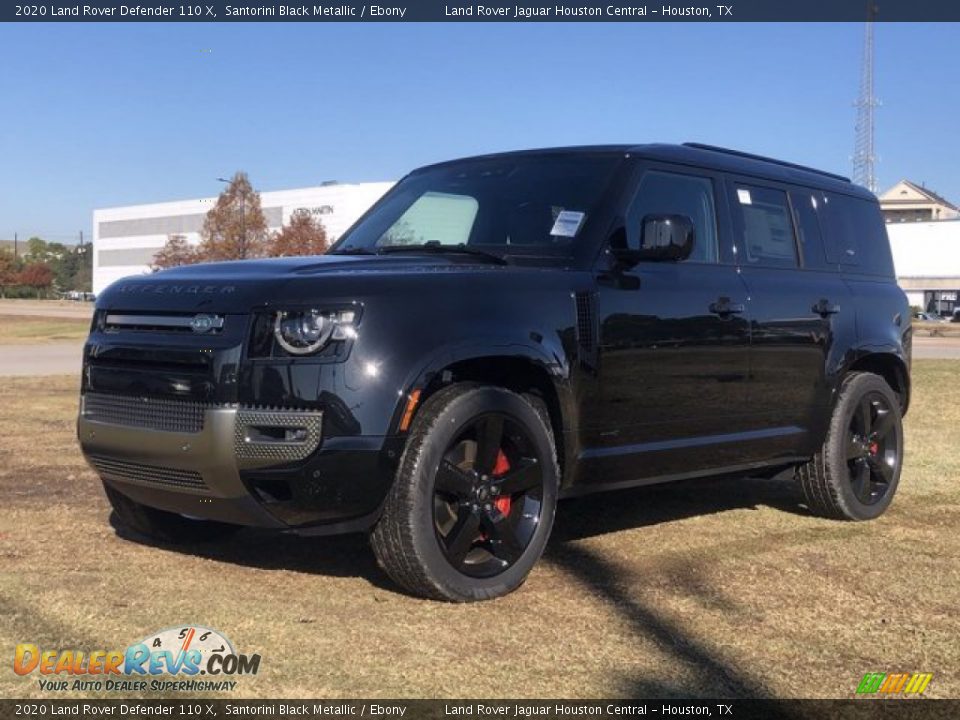 2020 Land Rover Defender 110 X Santorini Black Metallic / Ebony Photo #2