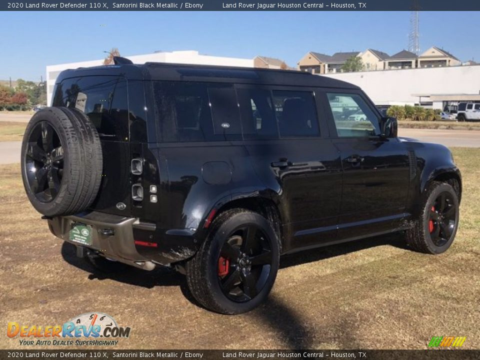 2020 Land Rover Defender 110 X Santorini Black Metallic / Ebony Photo #3