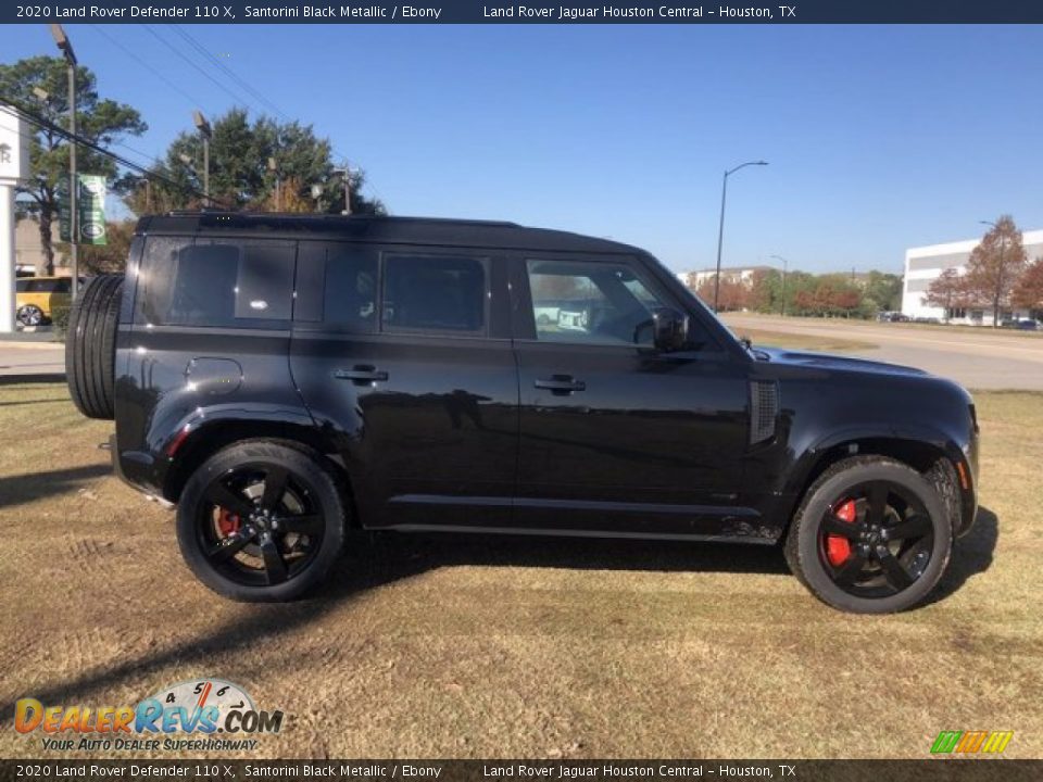 2020 Land Rover Defender 110 X Santorini Black Metallic / Ebony Photo #8