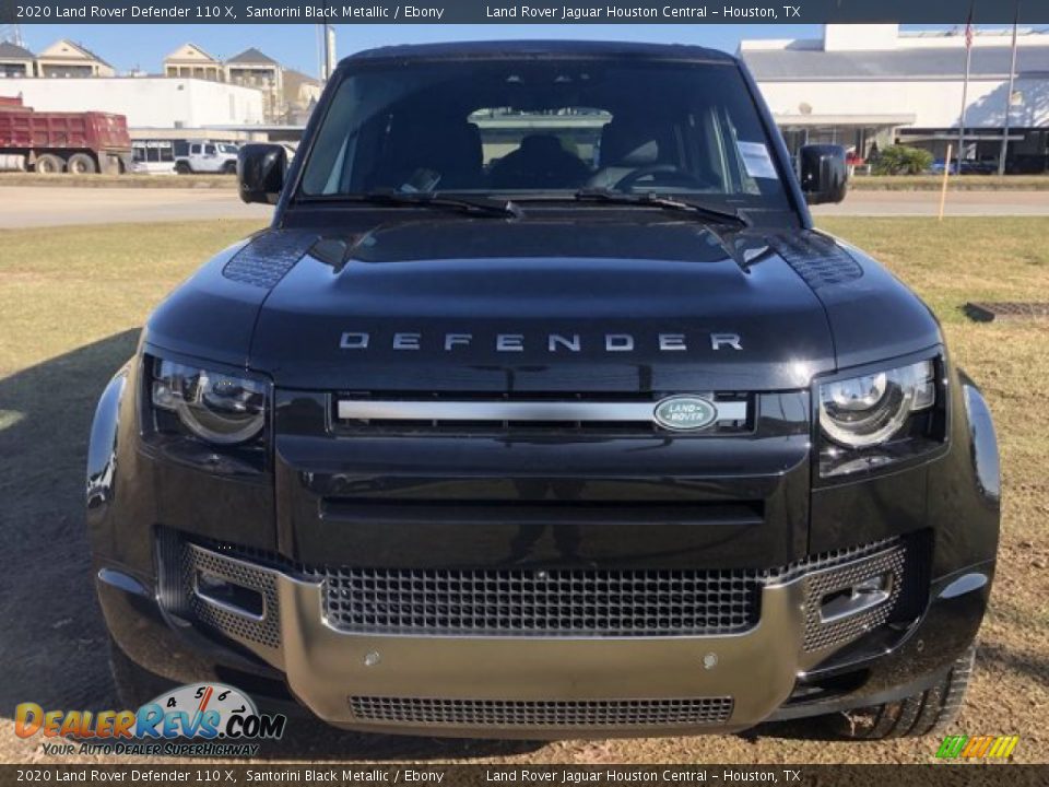 2020 Land Rover Defender 110 X Santorini Black Metallic / Ebony Photo #10