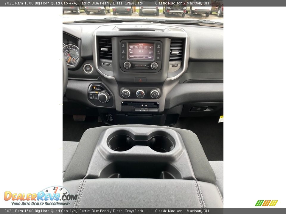2021 Ram 1500 Big Horn Quad Cab 4x4 Patriot Blue Pearl / Diesel Gray/Black Photo #6