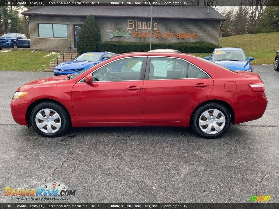 2009 Toyota Camry LE Barcelona Red Metallic / Bisque Photo #1