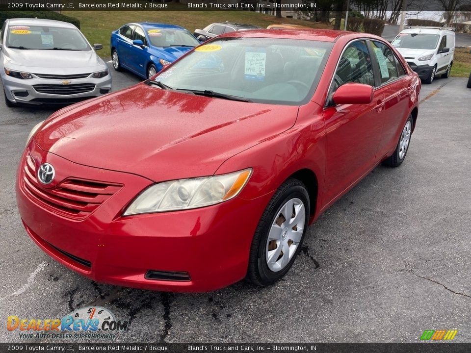 2009 Toyota Camry LE Barcelona Red Metallic / Bisque Photo #2