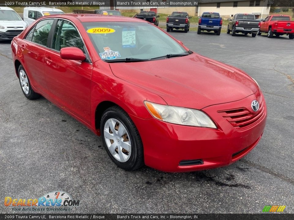 2009 Toyota Camry LE Barcelona Red Metallic / Bisque Photo #4