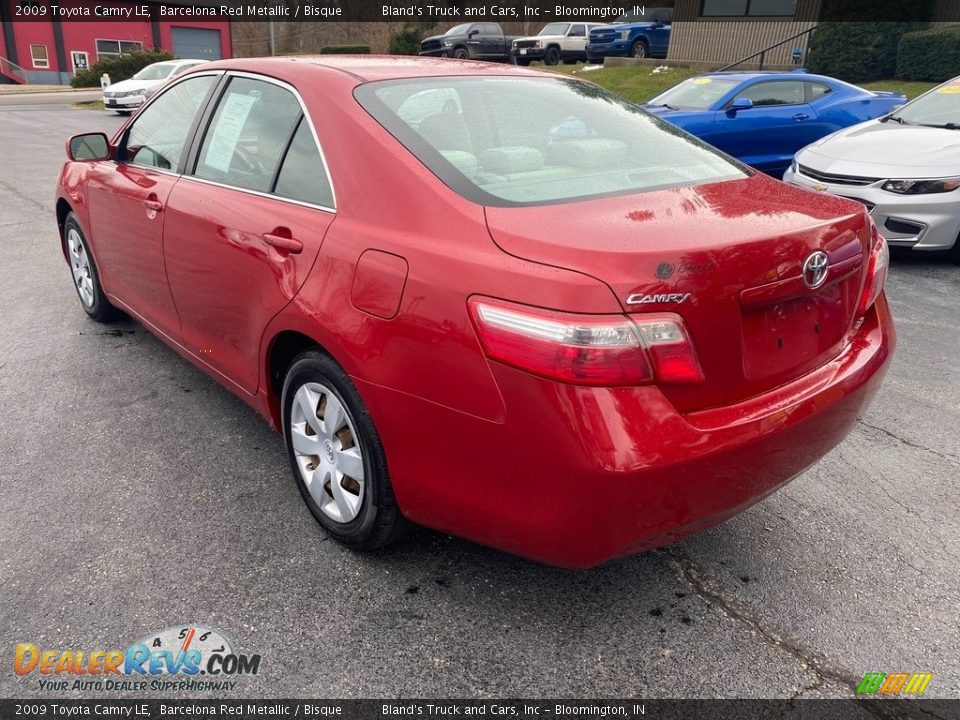 2009 Toyota Camry LE Barcelona Red Metallic / Bisque Photo #8