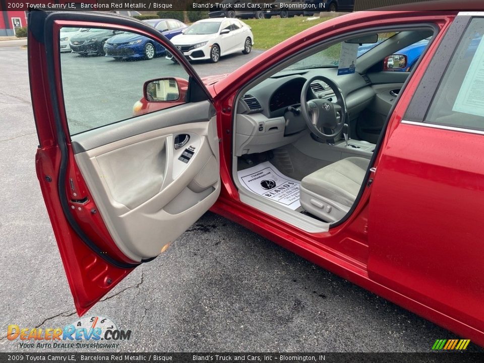 2009 Toyota Camry LE Barcelona Red Metallic / Bisque Photo #11