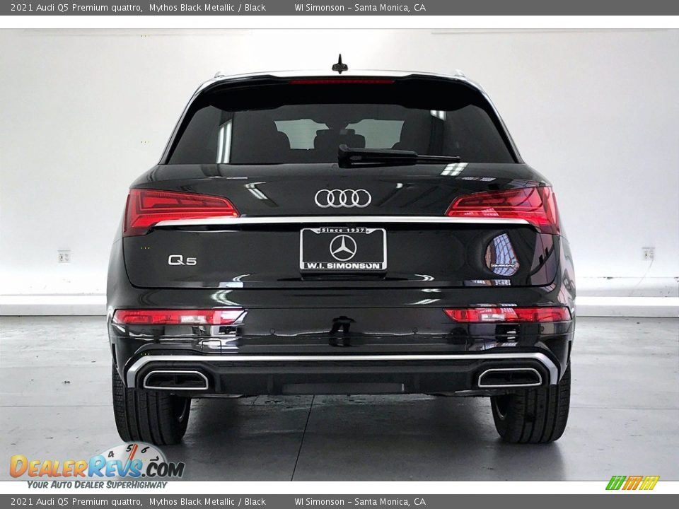 2021 Audi Q5 Premium quattro Mythos Black Metallic / Black Photo #3