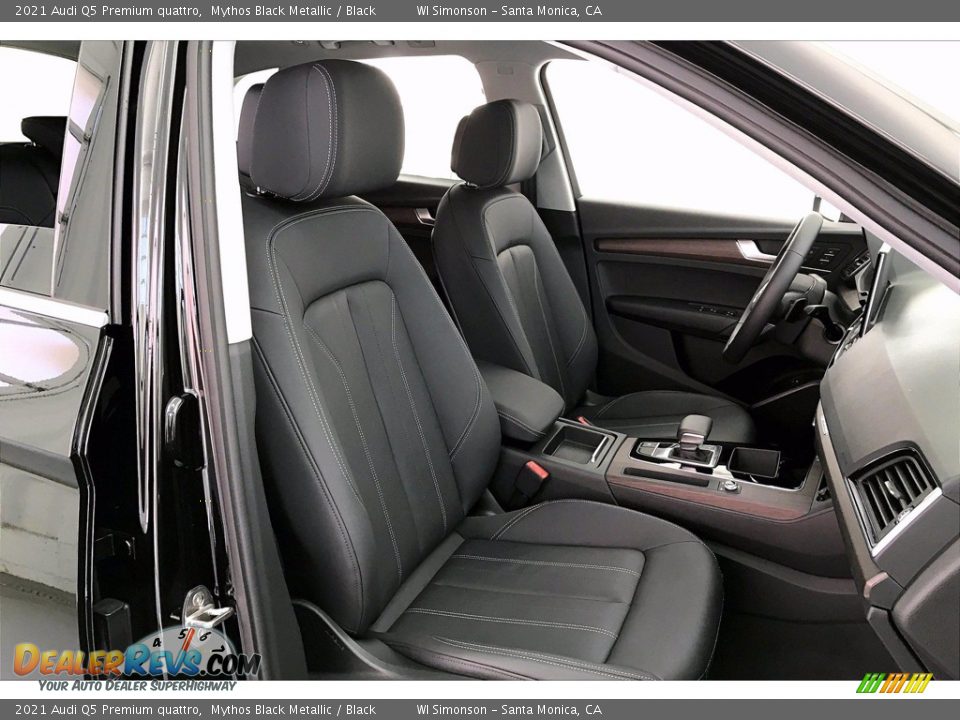 Black Interior - 2021 Audi Q5 Premium quattro Photo #6