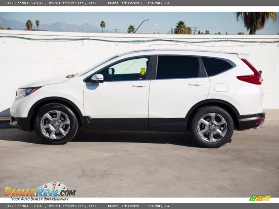 2017 Honda CR-V EX-L White Diamond Pearl / Black Photo #8