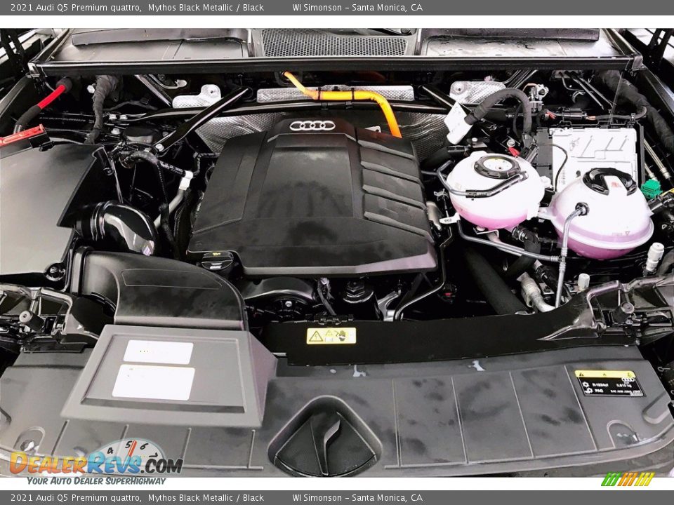 2021 Audi Q5 Premium quattro 2.0 Liter Turbocharged TFSI DOHC 16-Valve VVT 4 Cylinder Engine Photo #9