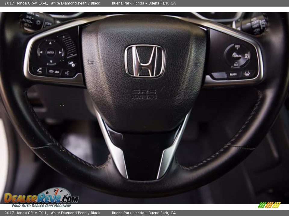 2017 Honda CR-V EX-L White Diamond Pearl / Black Photo #11