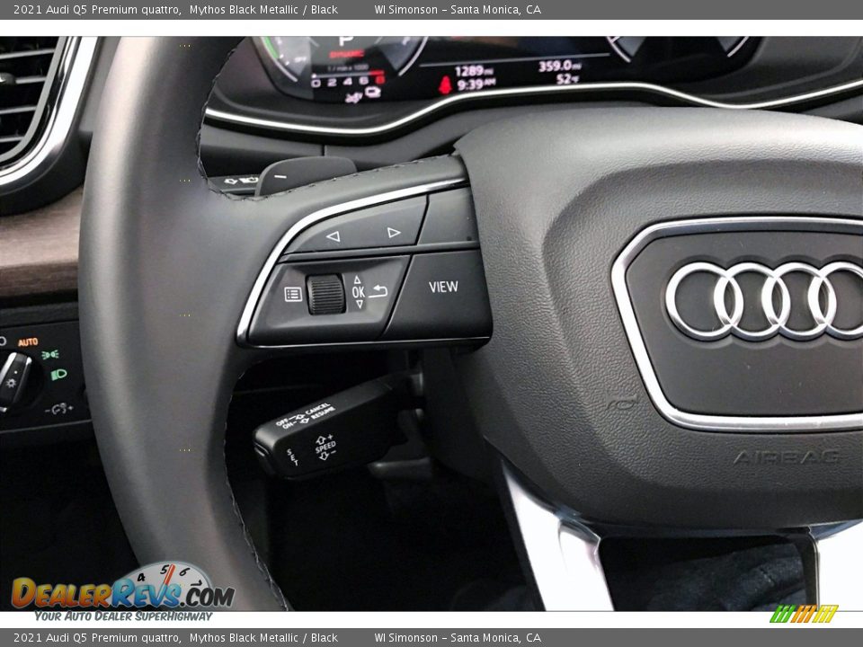 2021 Audi Q5 Premium quattro Steering Wheel Photo #21