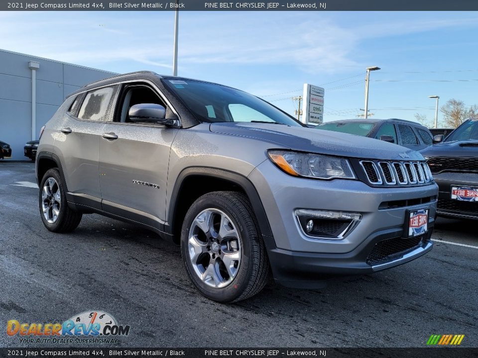 2021 Jeep Compass Limited 4x4 Billet Silver Metallic / Black Photo #1