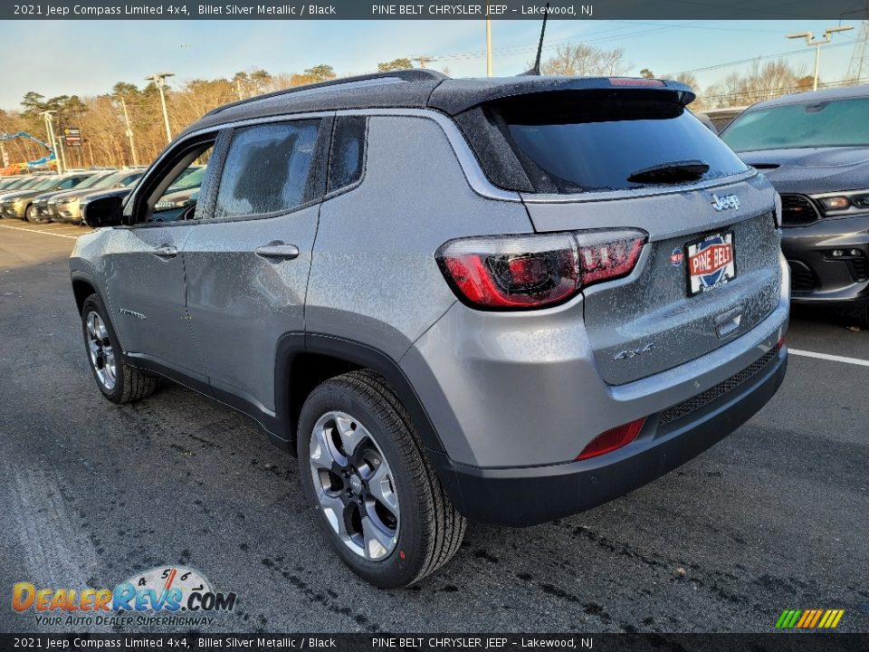 2021 Jeep Compass Limited 4x4 Billet Silver Metallic / Black Photo #7