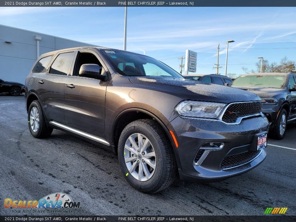 2021 Dodge Durango SXT AWD Granite Metallic / Black Photo #1