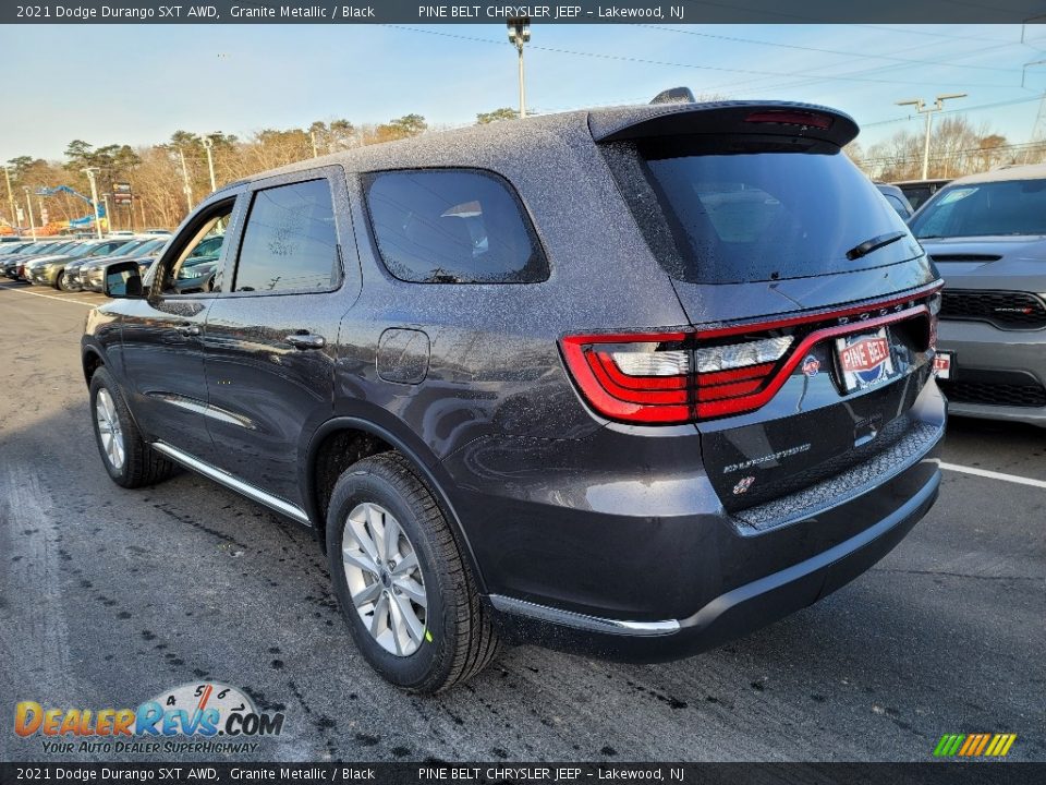 2021 Dodge Durango SXT AWD Granite Metallic / Black Photo #6