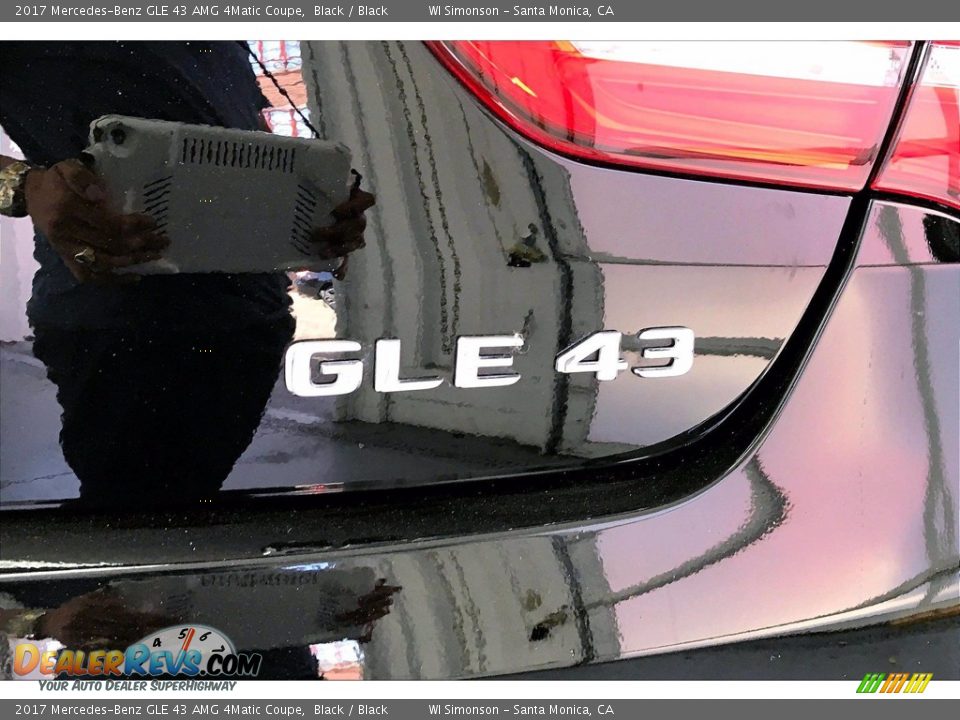 2017 Mercedes-Benz GLE 43 AMG 4Matic Coupe Black / Black Photo #7