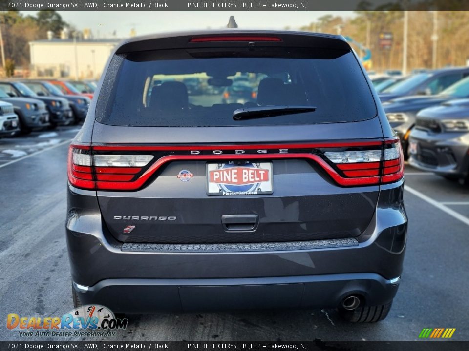 2021 Dodge Durango SXT AWD Granite Metallic / Black Photo #7